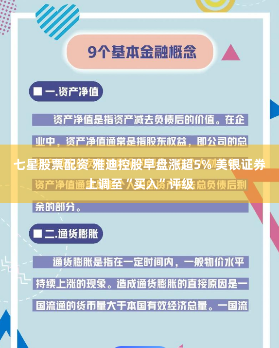 七星股票配资 雅迪控股早盘涨超5% 美银证券上调至“买入”评级